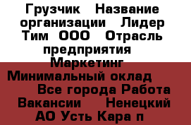 Грузчик › Название организации ­ Лидер Тим, ООО › Отрасль предприятия ­ Маркетинг › Минимальный оклад ­ 25 700 - Все города Работа » Вакансии   . Ненецкий АО,Усть-Кара п.